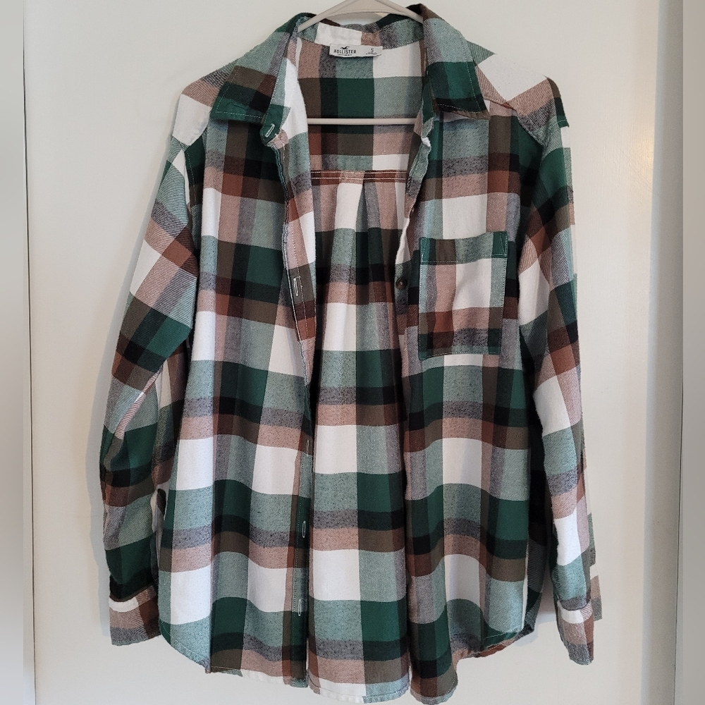 Hollister small flannel button-down